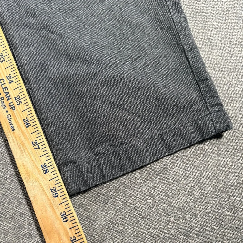 Banana Republic Kentfield Pant Mens 33x30 Grey Straight Leg Chinos 11588-BR